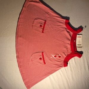 NWT red and white girl top. Gymboree size 7